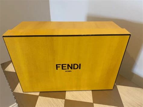 open fendi shoe box|Fendi box ebay.